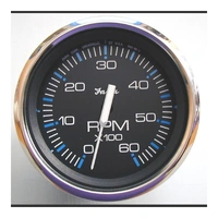 FARIA Turteller + Time Diesel 0-4000rpm Ø3" - Sort bl.ring - f.magn.sv.hjulføler